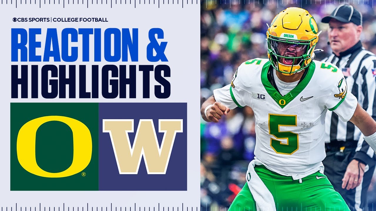 Oregon Ducks vs Washington Huskies | Full Game Highlights | CBS Sports College Football