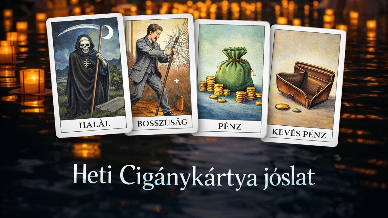 Egy fontos döntés mindent lezár… de mit nyersz vele? 𝐂𝐢𝐠𝐚́𝐧𝐲𝐤𝐚́𝐫𝐭𝐲𝐚 𝐣𝐨́𝐬𝐥𝐚𝐭 𝟐𝟎𝟐𝟔. 𝐦𝐚́𝐫𝐜𝐢𝐮𝐬 𝟗-𝟏𝟓.