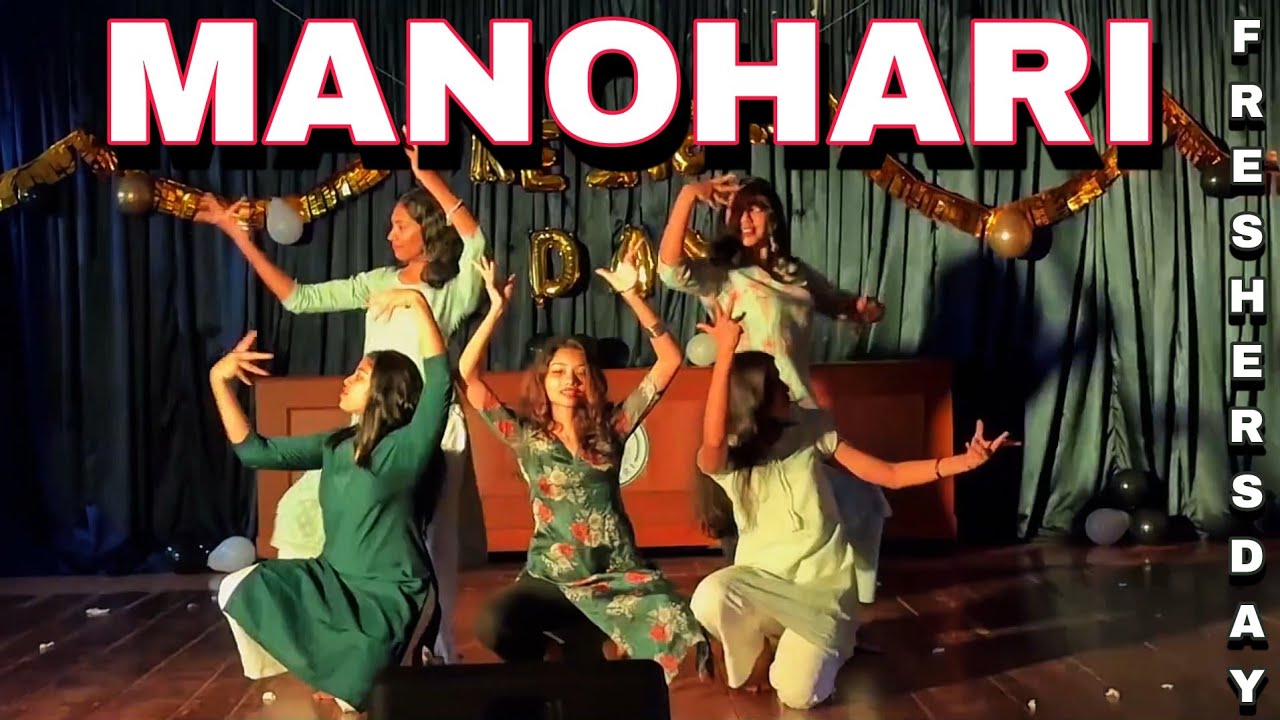 Manohari Song Dance by College Girls | Freshers Day Celebration | Stunning Group Performance 2025