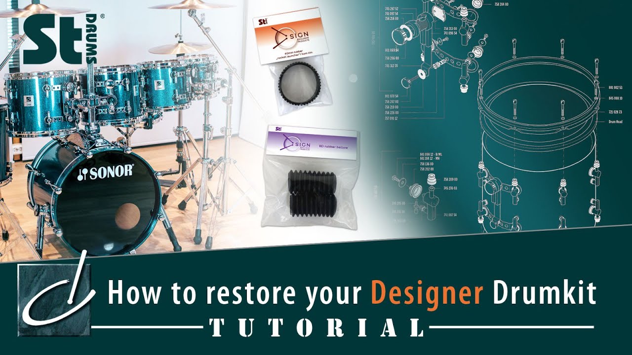The Ultimate Restoration Guide for your SONOR Designer kit!