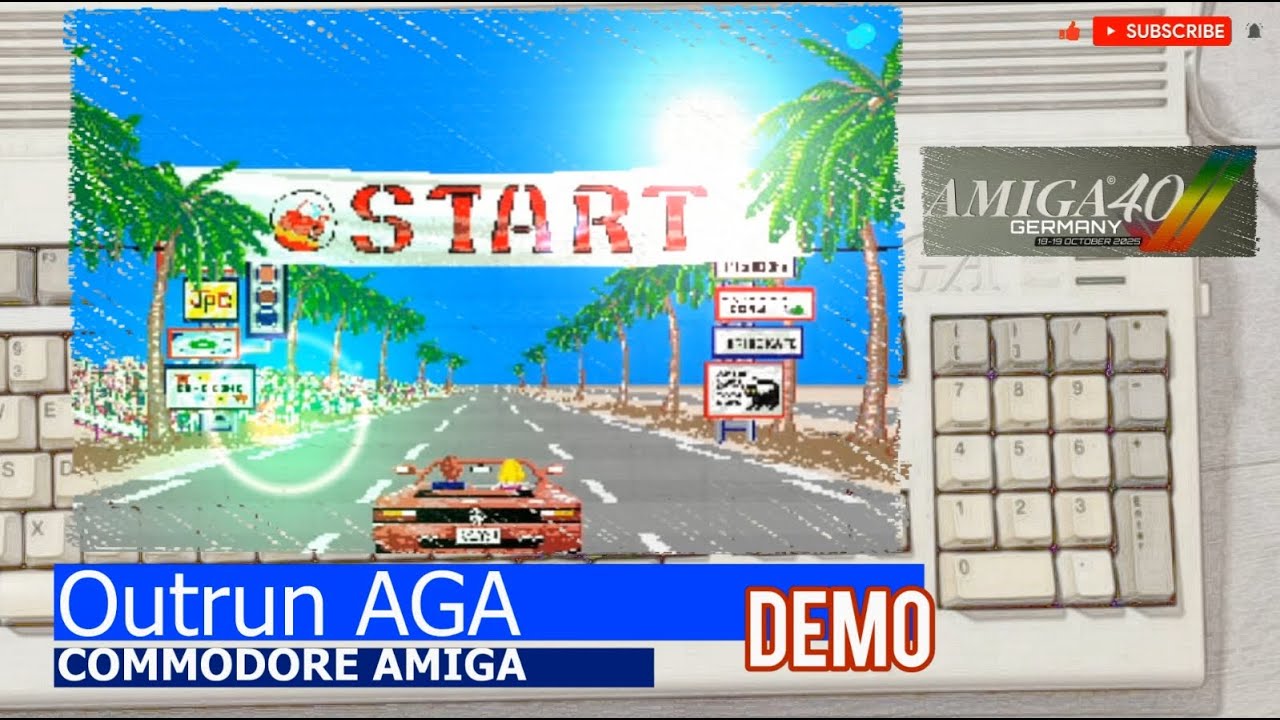 Commodore Amiga -=Outrun AGA=- demo