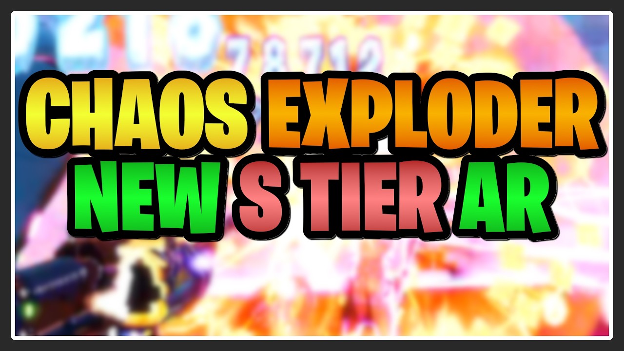 ПЕРВЫЙ ВЗГЛЯД на НОВУЮ штурмовую винтовку Chaos Exploder!