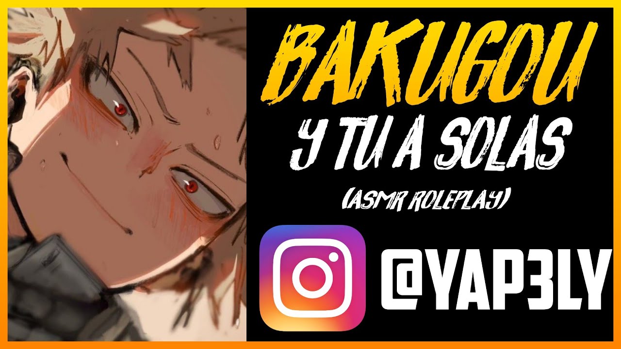 Bakugou y tú a solas 🌙 | ASMR Anime Español | Bakugou ASMR Español