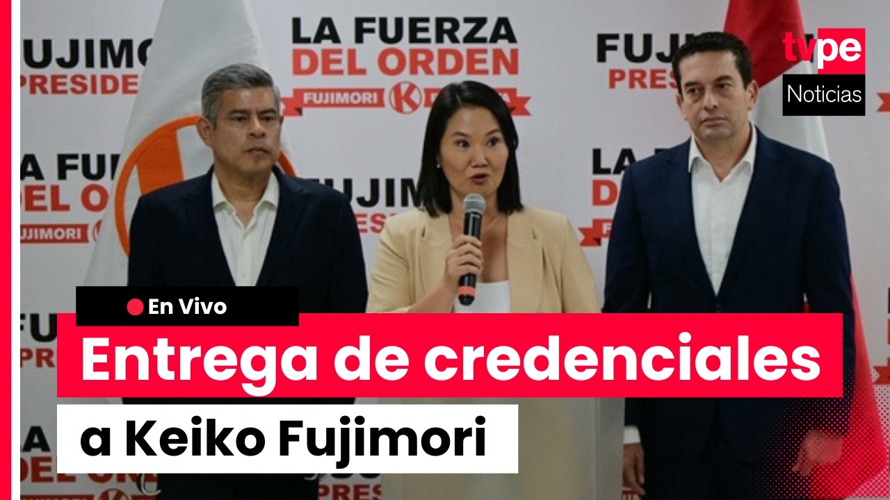 🔴 EN VIVO | JNE entrega credenciales de presidenta de la rep&uacute;blica a Keiko Fujimori