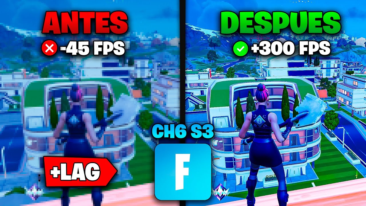 ¡EL MEJOR PACK de OPTIMIZACIÓN para FORTNITE CH6S3! [Con Pruebas 🔥] +FPS✅ 0 DELAY 💻