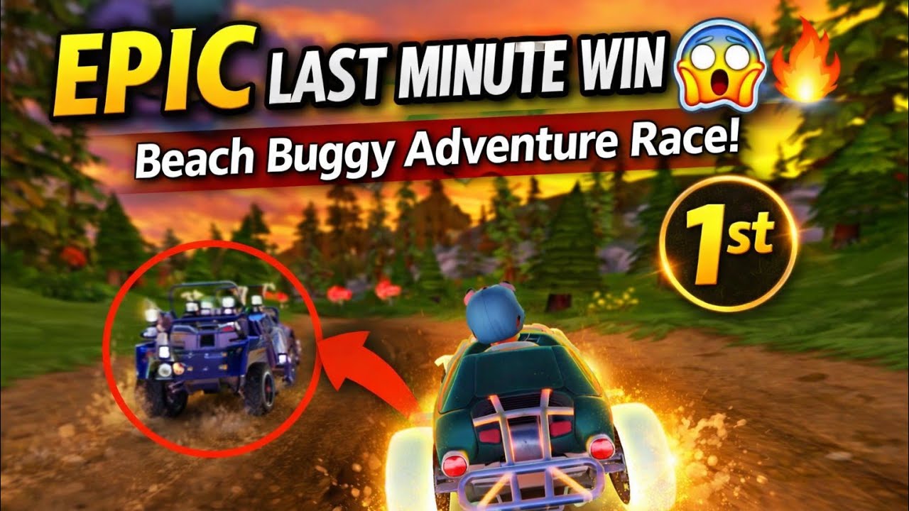 EPIC LAST MINUTE WIN 😱🔥”Beach Buggy Adventure Race!#beachbuggyadvanture #beachbuggyracing2 #bbr2game