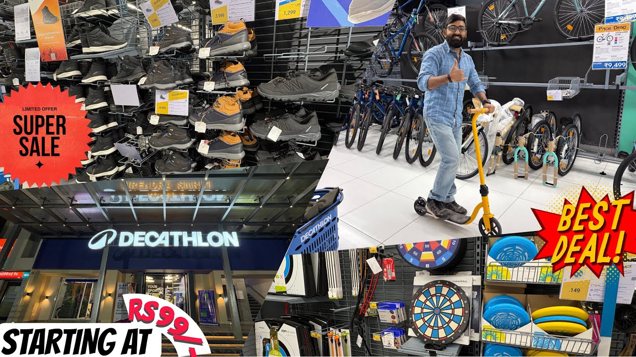 Decathlon : First time in Kanpur | Detail Vlog | Best store for Sports & Trekking items 🚵🏂🏋️