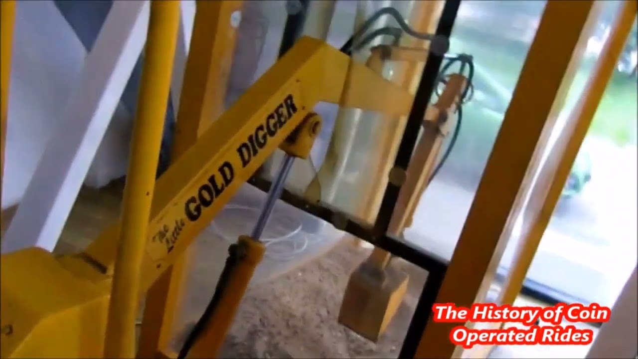 Coin Operated Dankorp Pty Digger Kiddie Ride - The Little Gold Digger