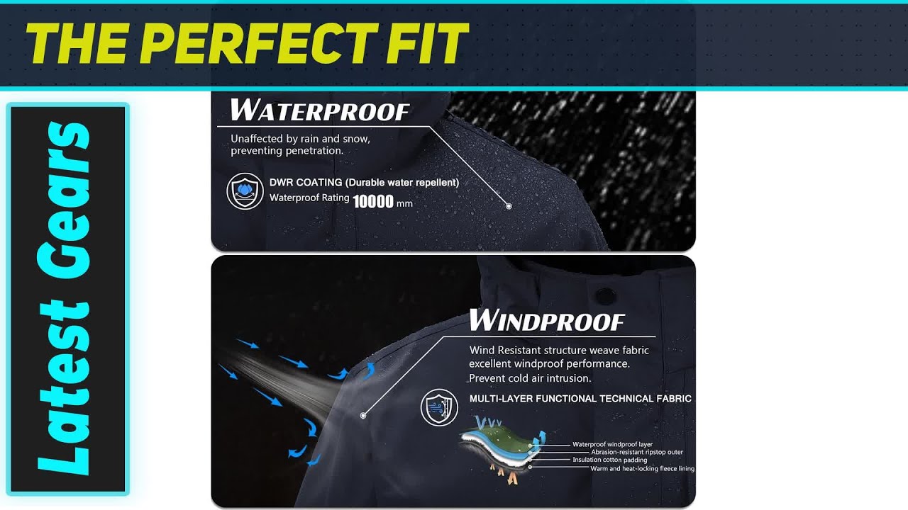 Ultimate Men's Skiing Jacket: Unbeatable Winter Waterproof Parka