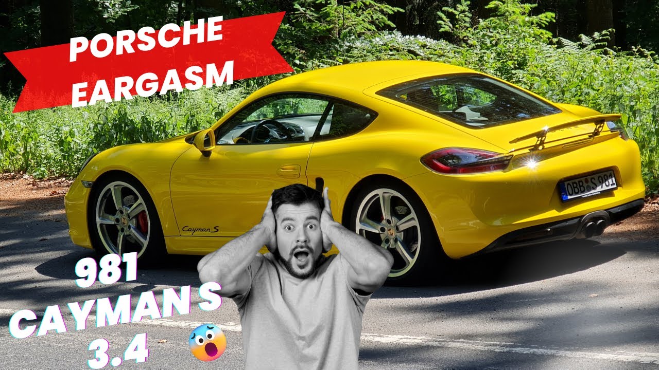 PORSCHE EARGASM - 981 CAYMAN S FLAT SIX