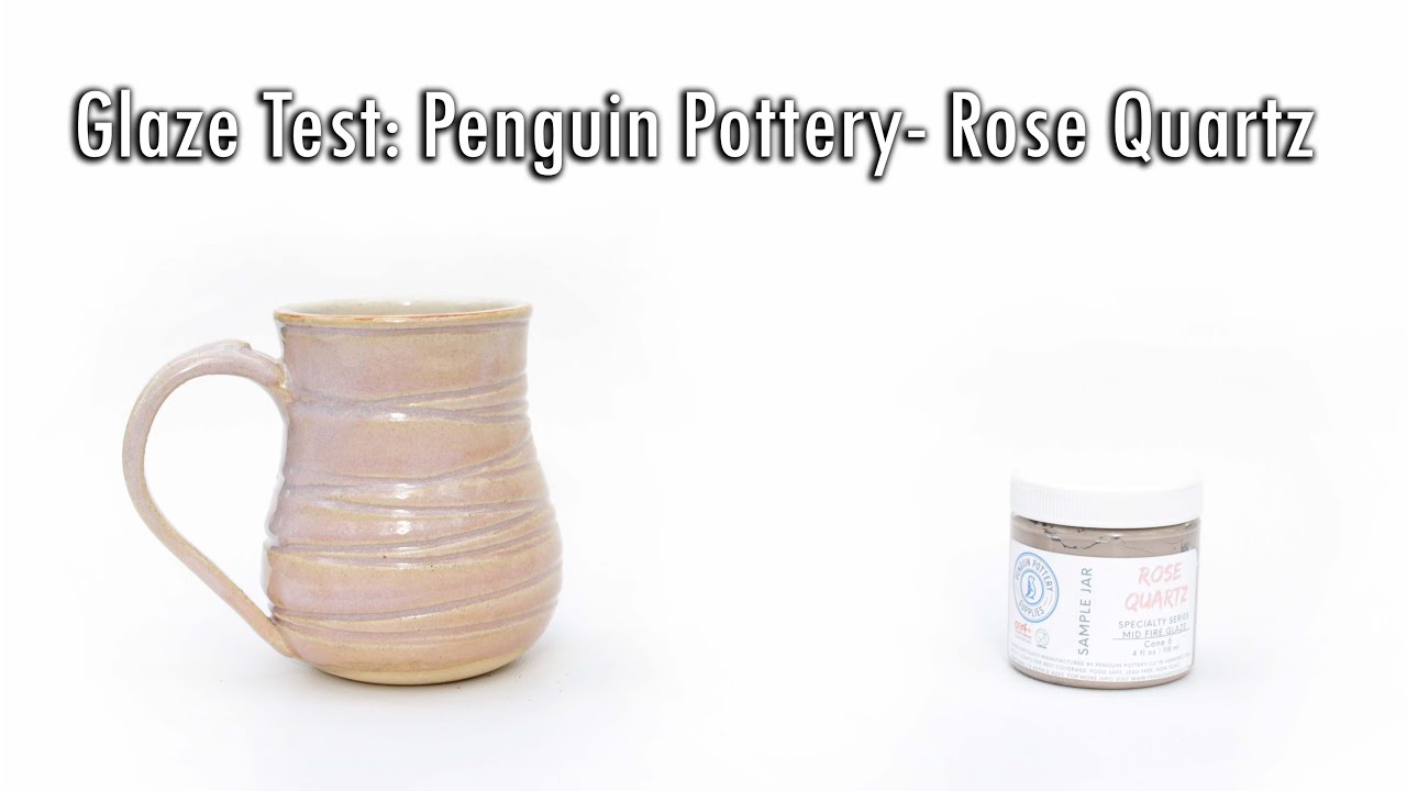 Glaze Review: Penguin Pottery Rose Quartz | 7 Different Clays Tested | Cone 6