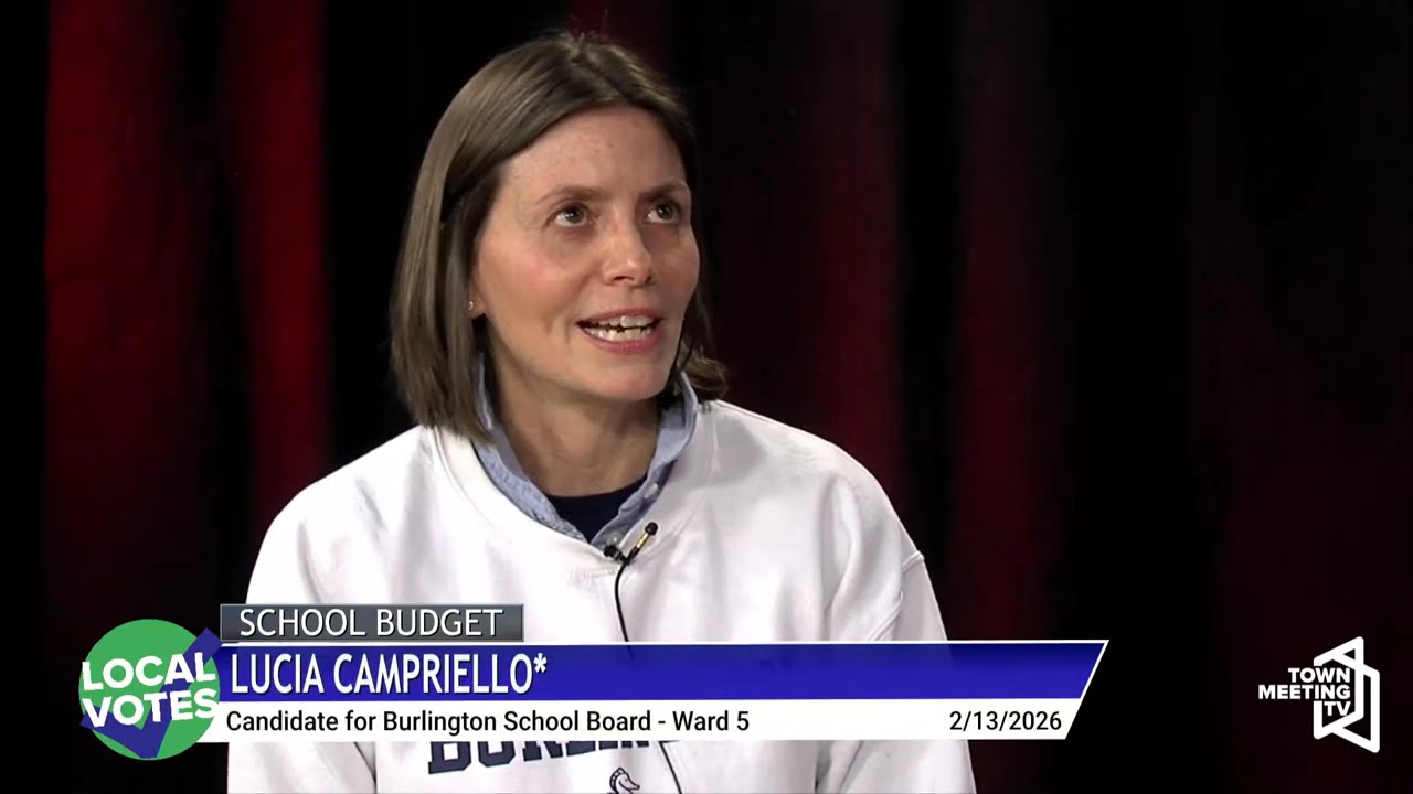 TMD 2026: Burlington School Commission - Wards 1,4,5,6,7 (Uncontested) Candidate Forum - 2/13/2026