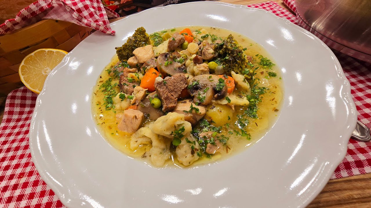 Karácsonyi vegyeshúsos raguleves 🎄🎉✨️ @szokykonyhaja