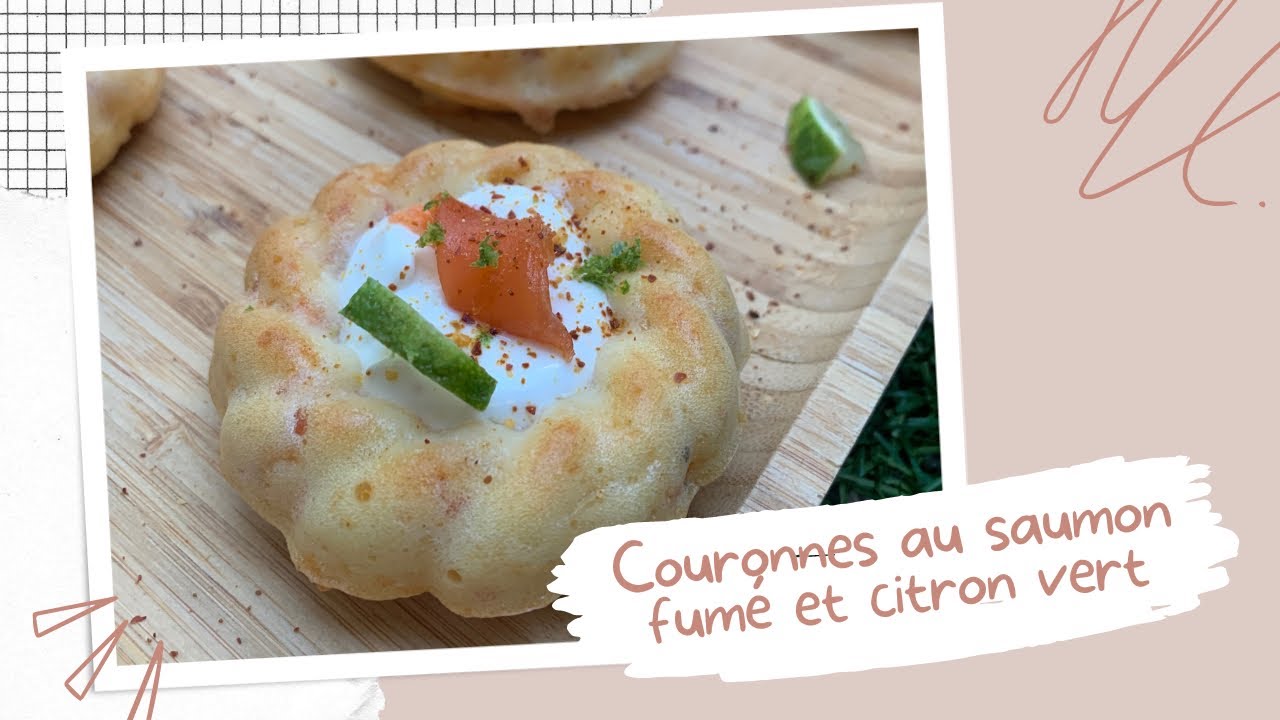 COURONNES AU SAUMON FUMÉ ET CITRON VERT : l'atelier culinaire Guy Demarle