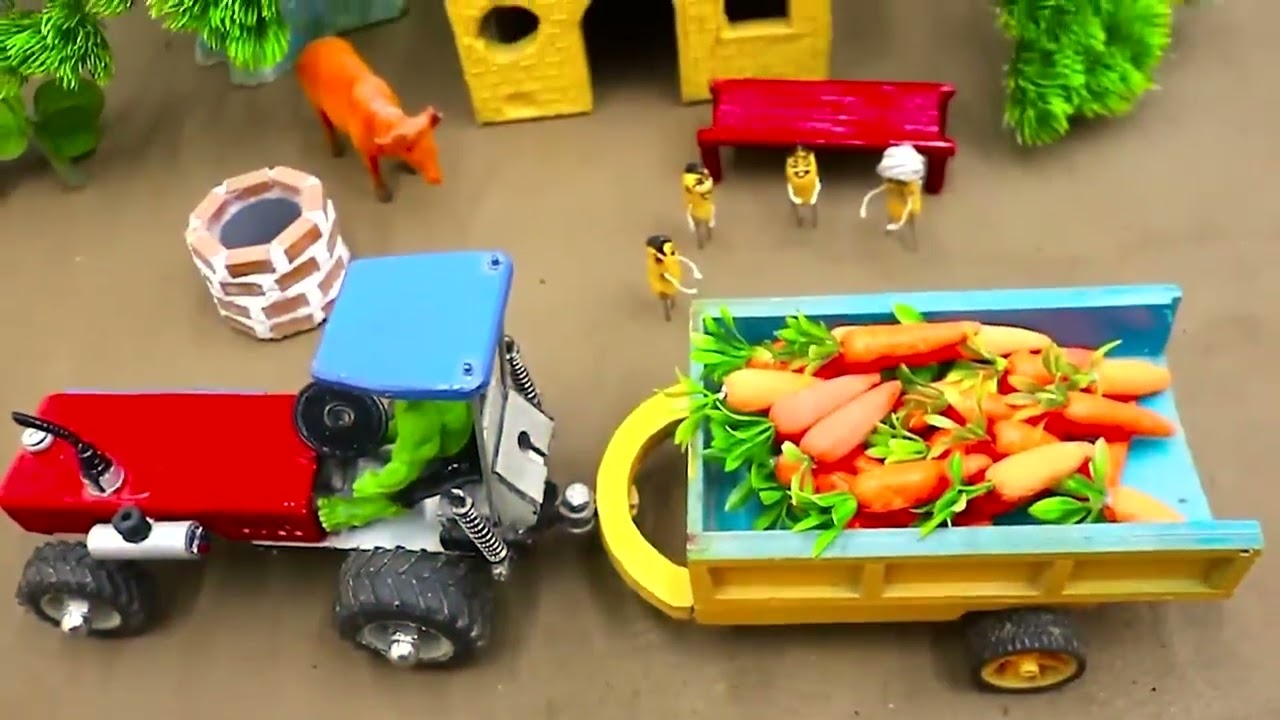 Diy tractor making mini wood Saw scienceproject | diy modern Agricultural Machinery |@sunfarming