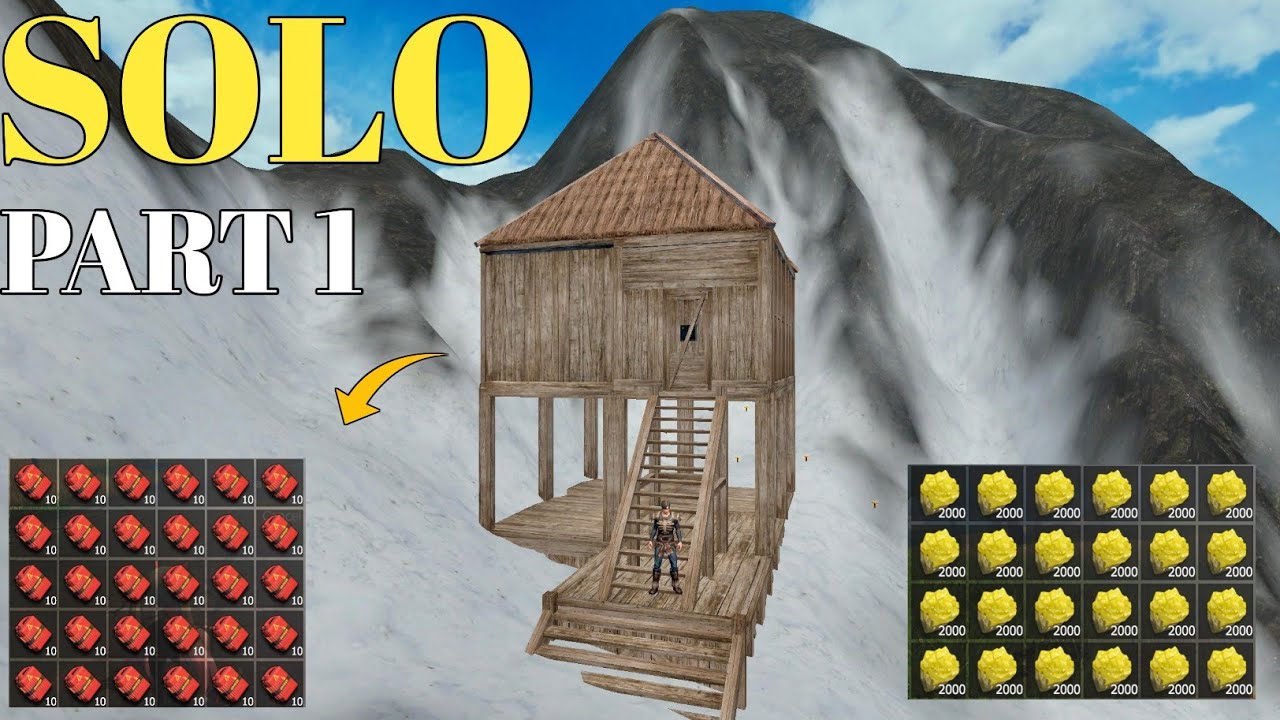 Solo journey Bloody Rank Max Server  Part 1 Last island Of Survival