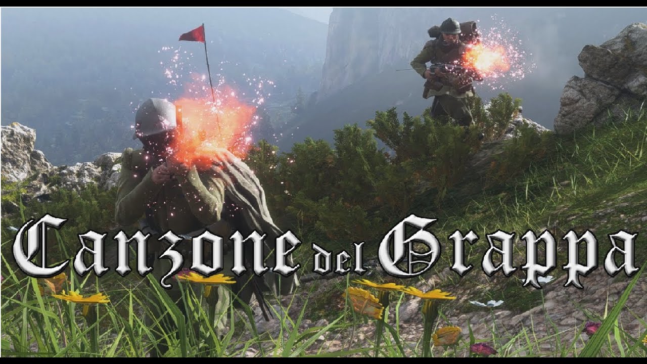 La Canzone del Grappa - Italian WWI song - A Battlefield Cinematic