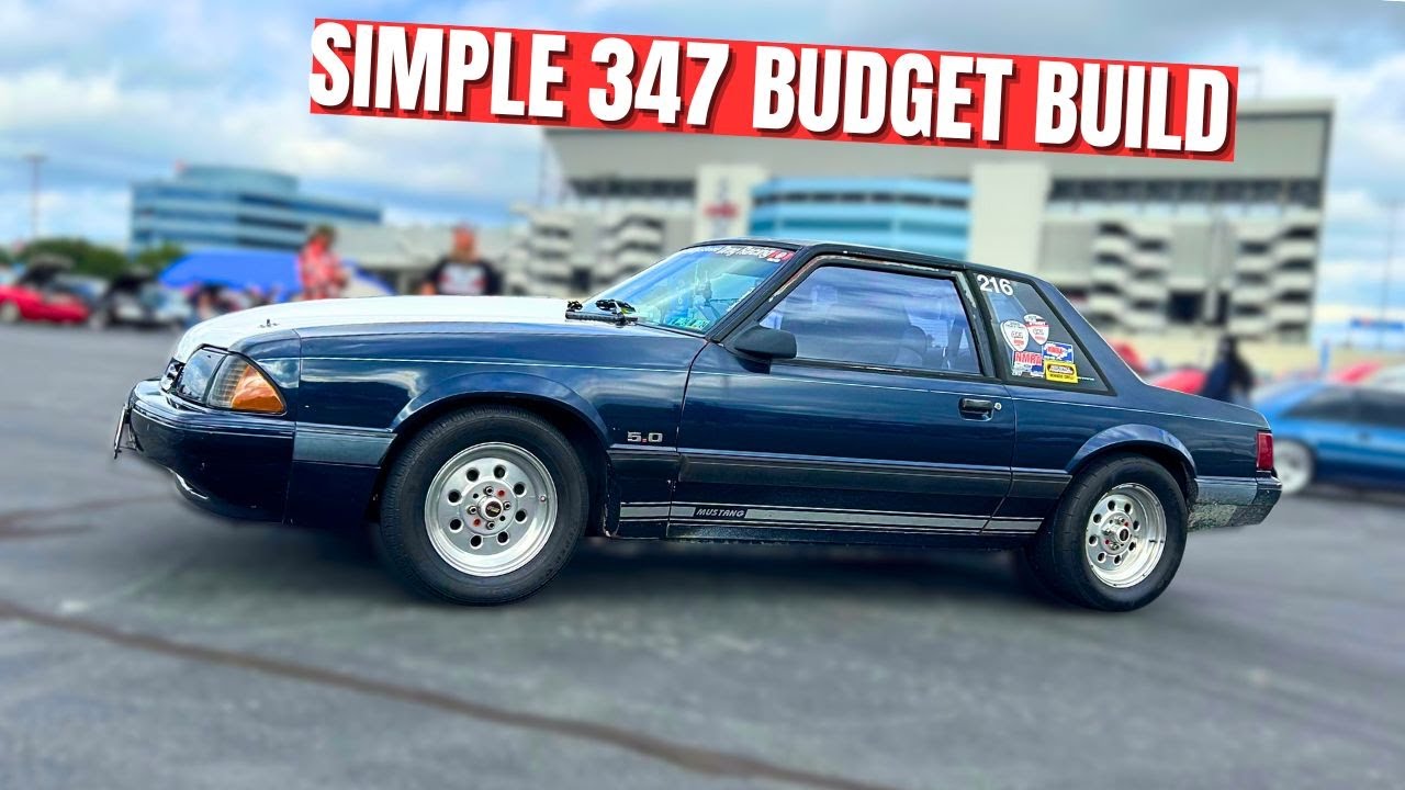 Simple CHEAP 11 Second DRAG CAR // 347 NA FoxBody Notchback Build