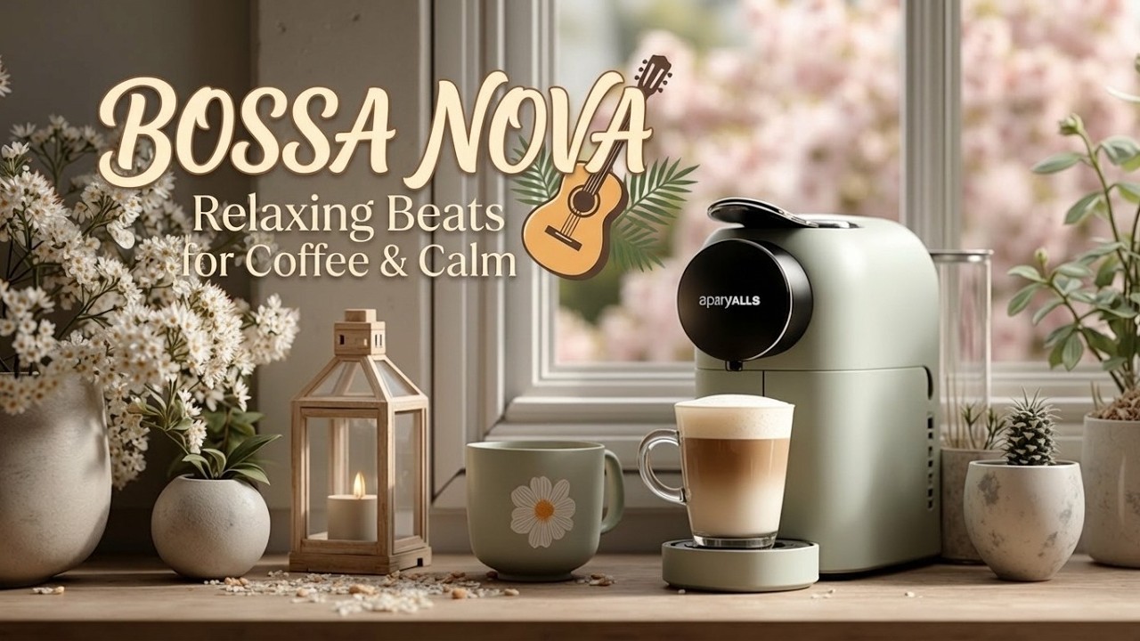Smooth Bossa Nova Jazz ☕ Уютная атмосфера кофейни для сосредоточения и отдыха