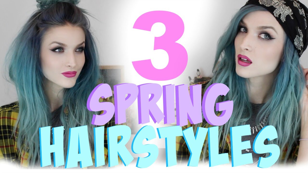 3 Spring Hairstyles | Spring Collab