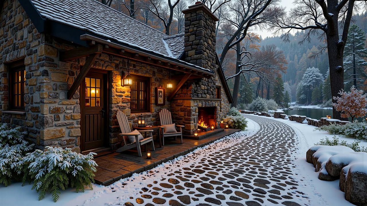Calm Winter Jazz at a Rustic Cabin &ndash; Soft Jazz Music by the Fireplace to Relax, Work & Study