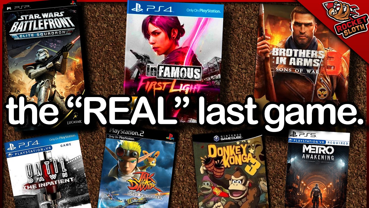forgotten LAST games in a series...