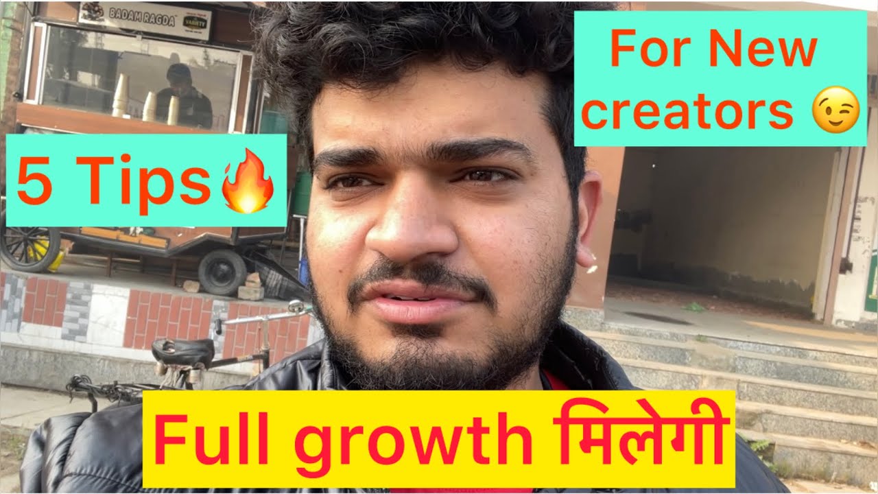 5 tips for new youtube creators 😉|| full growth milegi🔥