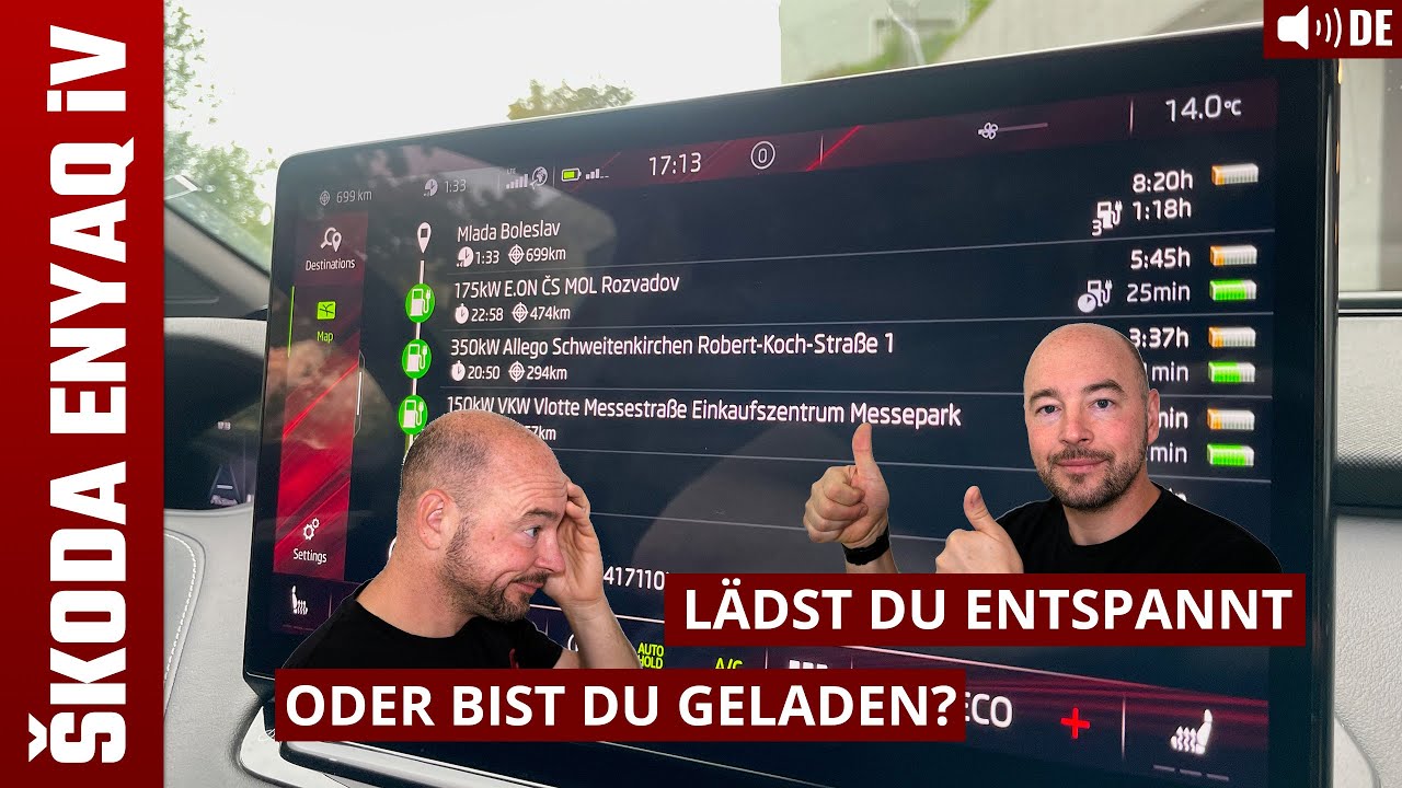 Die integrierte Ladeplanung im Skoda ENYAQ - wirklich so unbrauchbar oder doch gut? [DE]