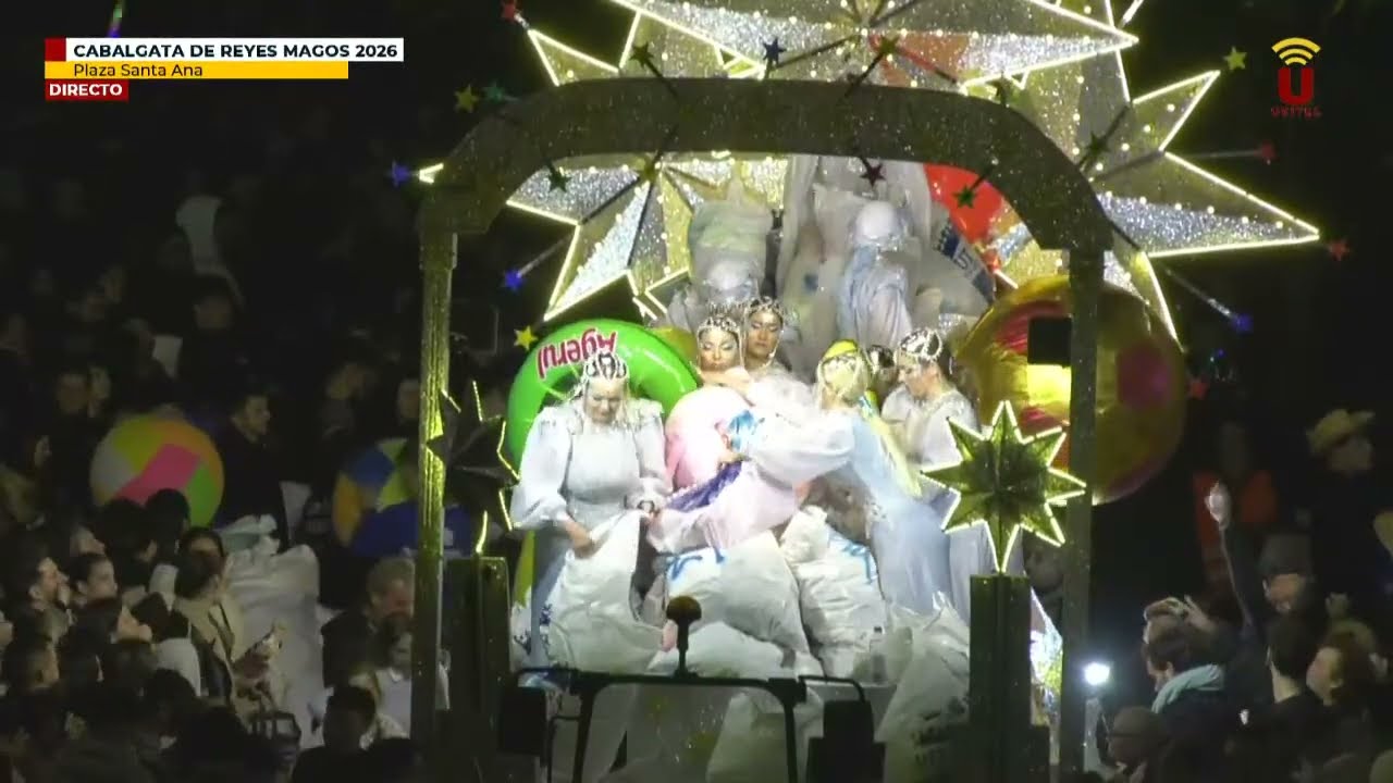 Cabalgata Reyes Magos Utrera 2026 Paso por Plaza Santa Ana