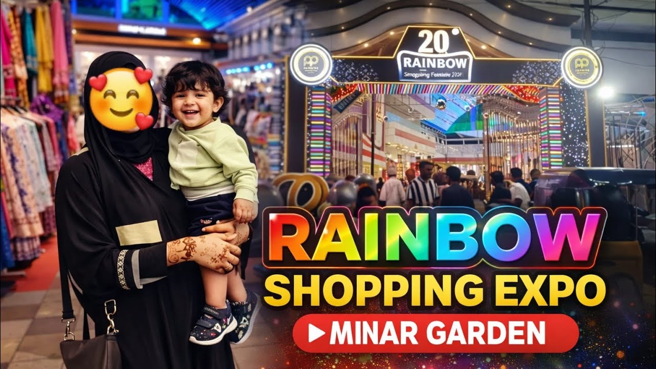 Rainbow Shopping Expo at Minar Garden 🌈🛍️ | Shopping Haul & Fun Day Out