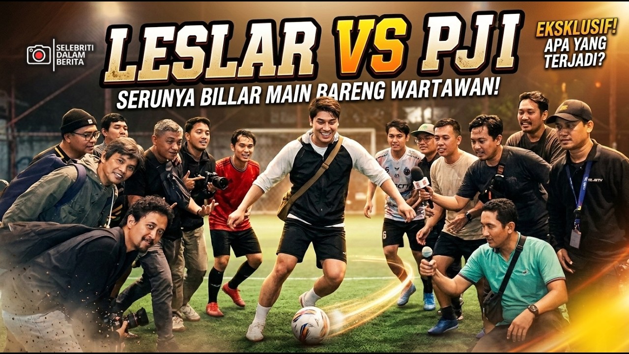 Rizky Billar Tantang Wartawan PJII Main Bola. Skornya Bikin Kaget..!! | SDB