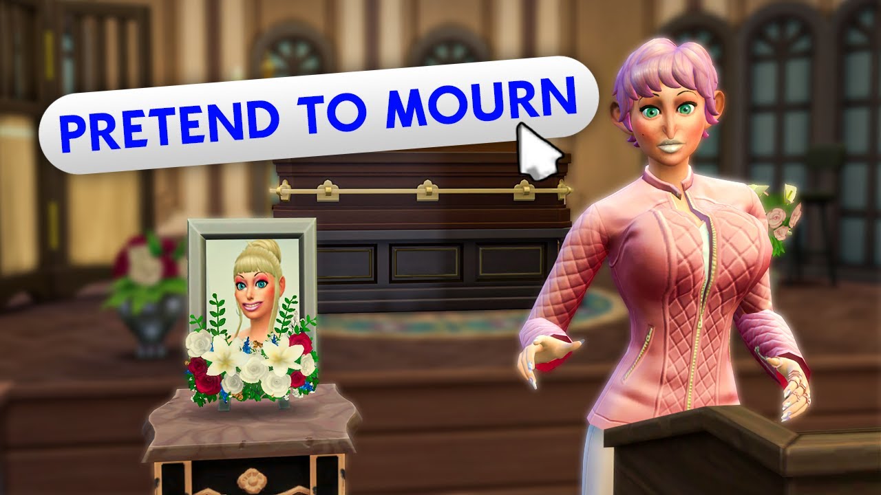 Giving Shanice the most disappointing funeral (Sims 4 Life & Death)