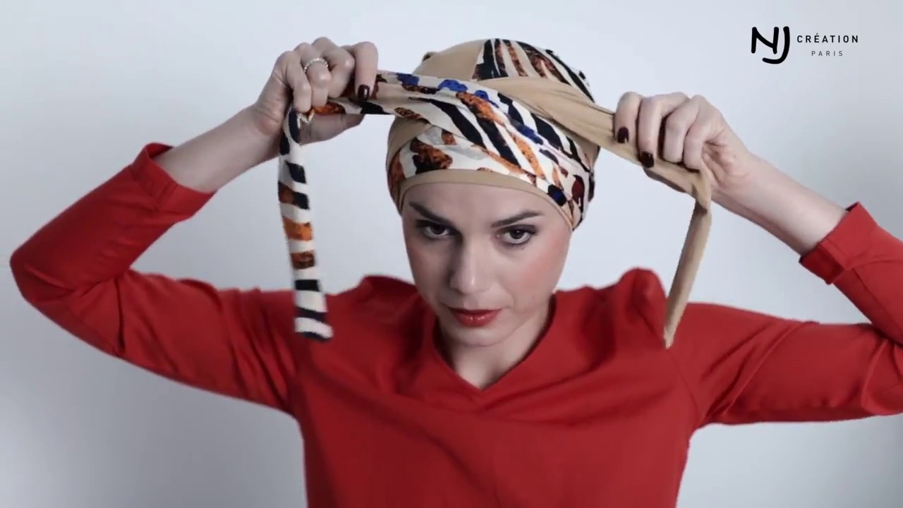 NJ Création Paris Headwear | Chapilie Collection | How to put on a turban