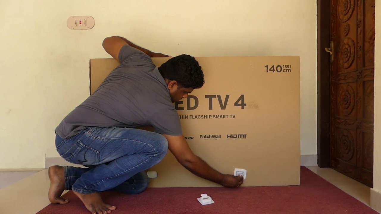 Xiaomi Mi TV 4 (55 inch 4K HDR TV) Unboxing Worlds Thinnest LED TV