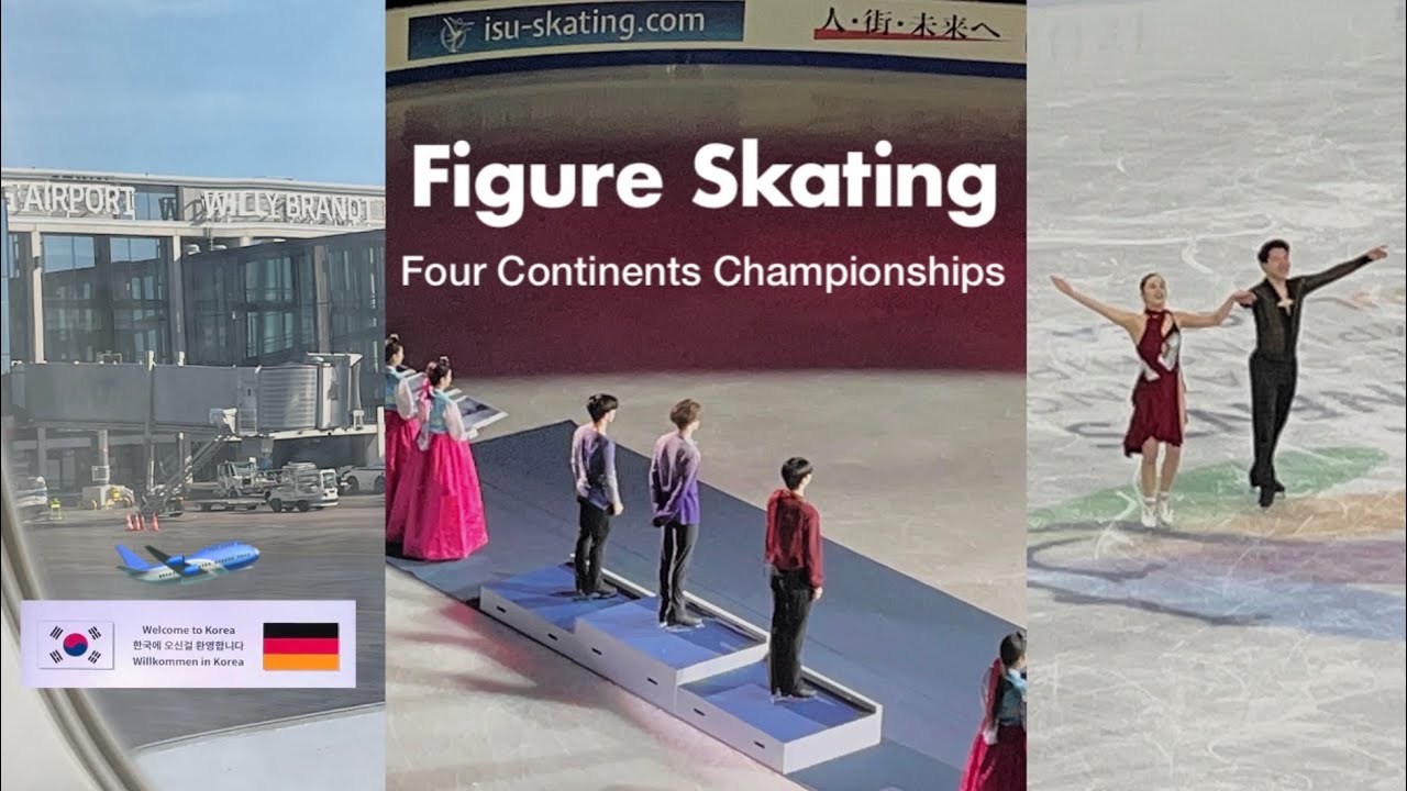 오랜만에 한국행🛫  ISU 사대륙 피겨 선수권 직관⛸️ (본격 피겨 덕질 브이로그) 