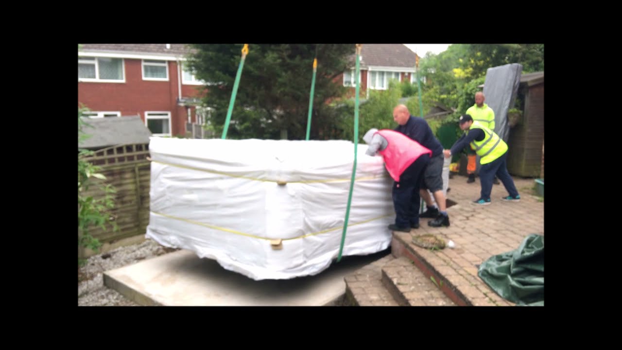 Swim Spa install - Timelapse