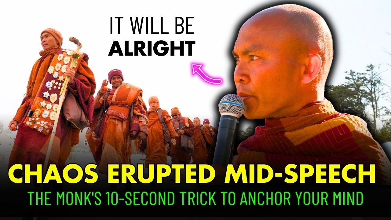 Chaos Erupted Mid-Speech... The Monk Reveals The Hidden Power Of Your Heartbeat