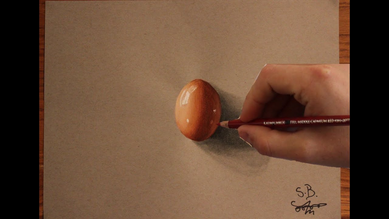 3D drawing challenge: An egg