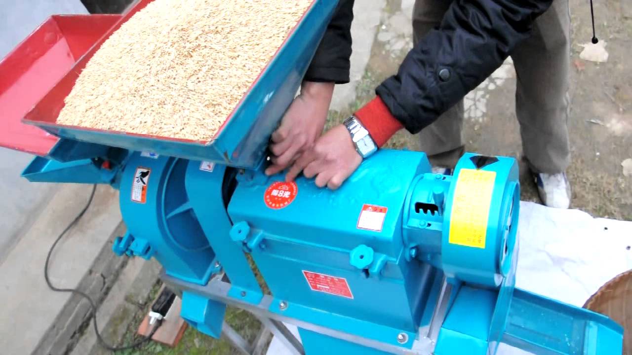 rice mill working video