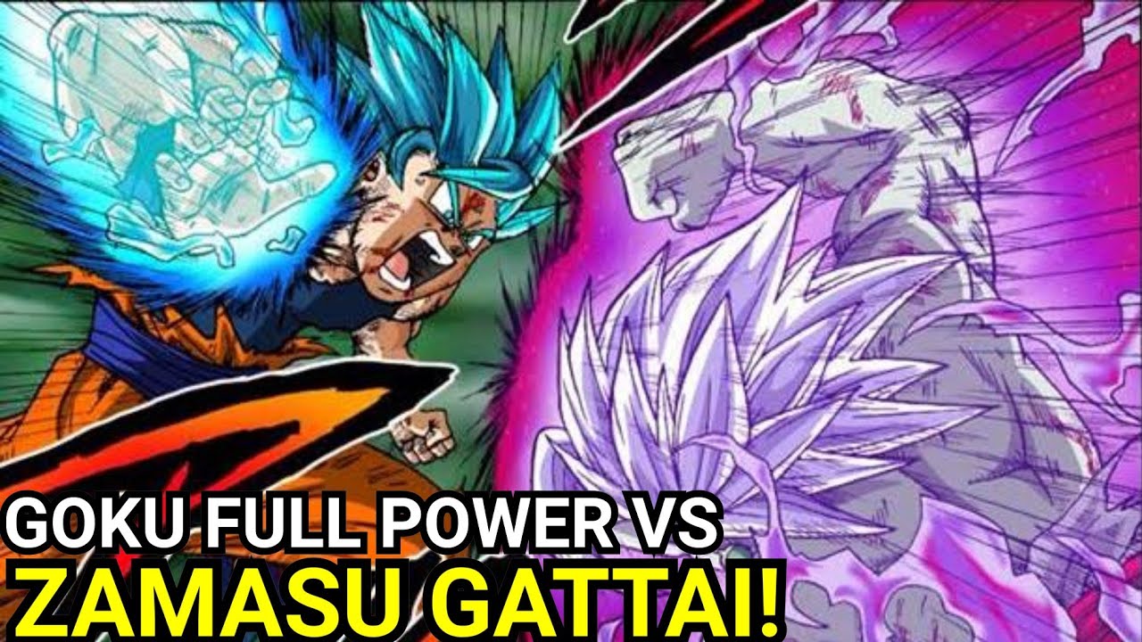 GOKU SSJ BLUE FULL POWER VS ZAMASU GATTAI, SIM ISSO ACONTECEU! Dragon Ball Super Mangá