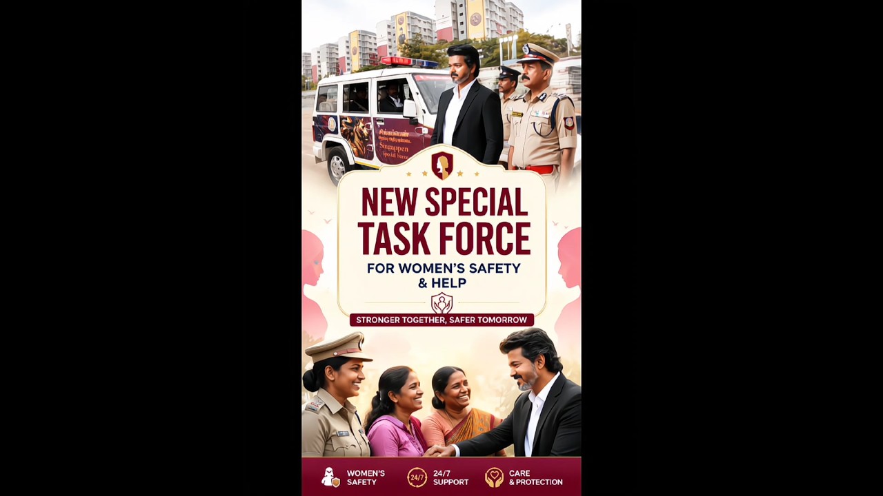 CM VIJAY LAUNCHES SPECIAL TASK FORCE FOR WOMEN'S SAFETY