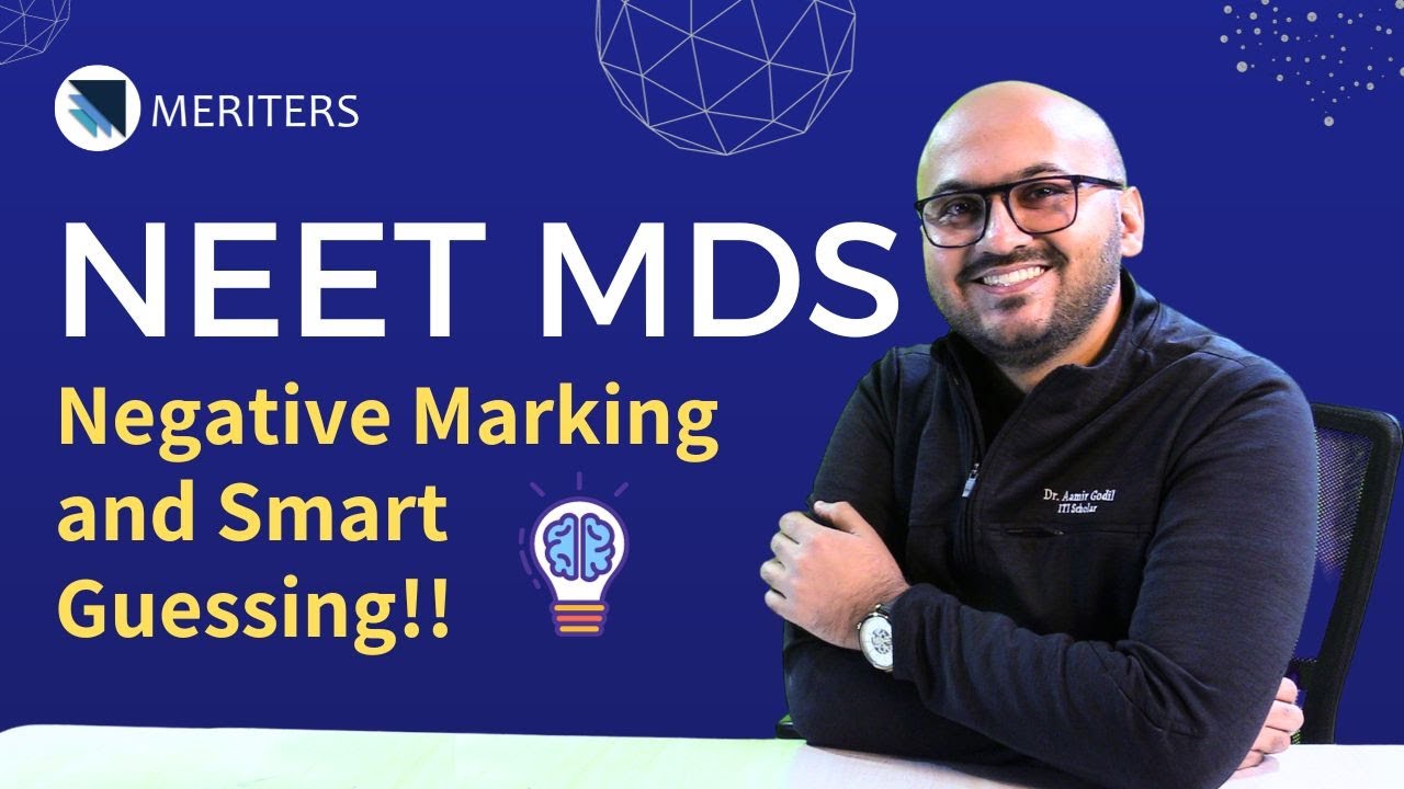 NEET MDS 2026: How to tackle negative marking and smart guessing the right option