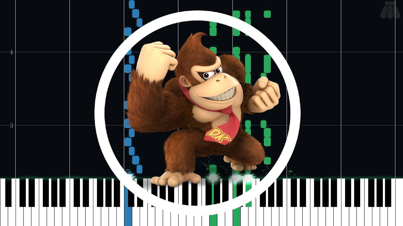K. Rool Duel - Donkey Kong 64 - Intermediate Piano Tutorial