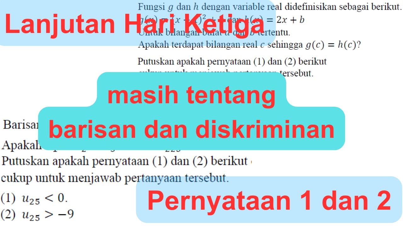 Pembahasan Soal (Bocoran) UTBK 2025 - Pengetahuan Kuantitatif [Hari KETIGA | 25 April 2025] - Part 2
