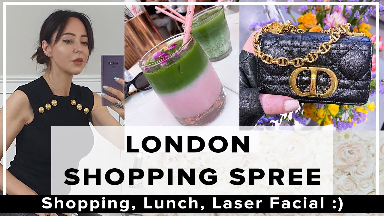 BUYING MY FIRST DESIGNER WATCH IN HARRODS :) Join us in this relaxed London Luxe Shopping Spree vlog