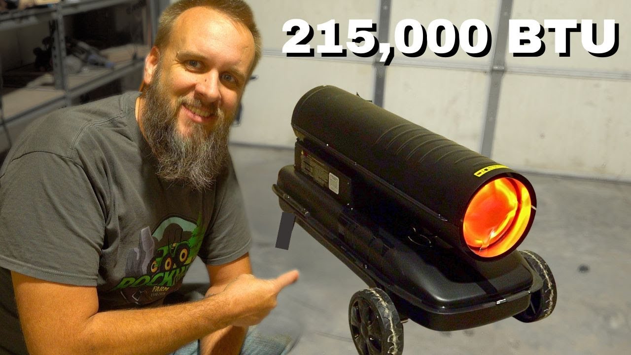 Heating My Shop with a Kerosene Forced Air Heater