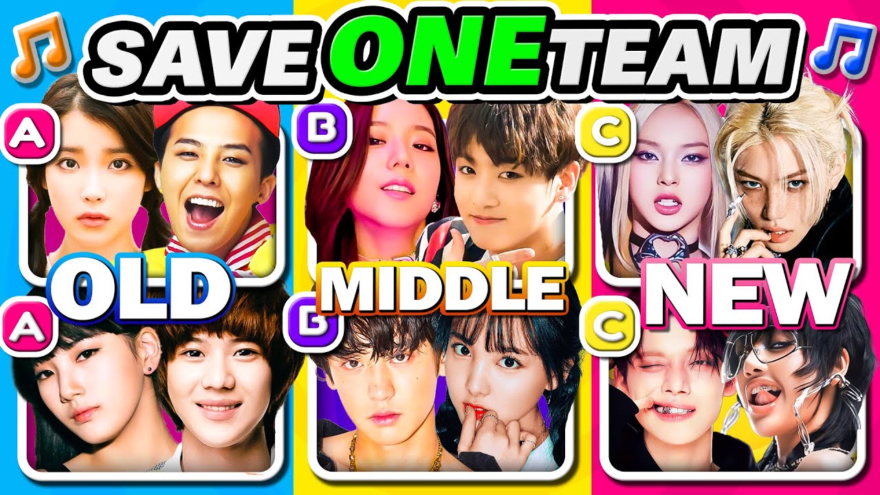 OLD vs MIDDLE vs NEW✨Kpop Edition🔥SAVE ONE SONG - Kpop Quiz 2024