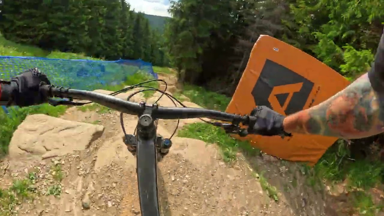 BIKEPARK KLÍNOVEC | ONETAKE RUN ON DH CUP TRACK | MTB DOWNHILL