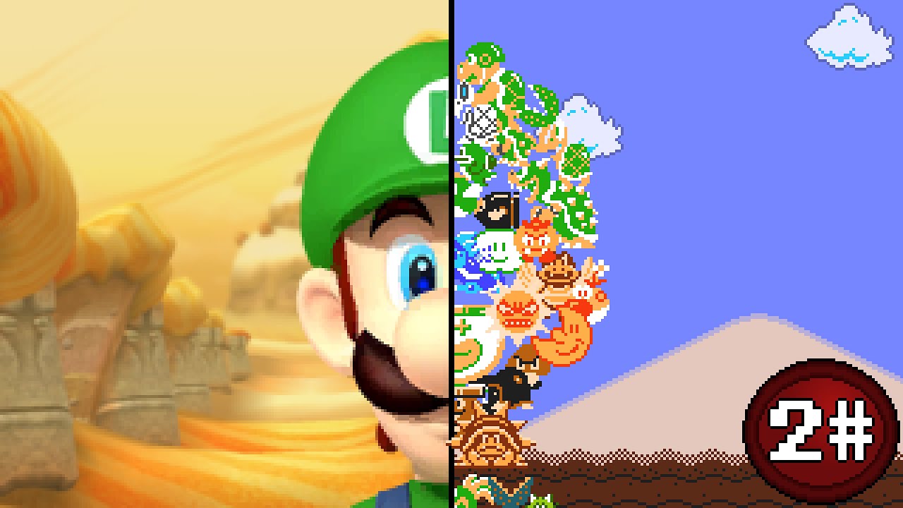 Making Every Level From New Super Mario Bros. U In Super Mario Maker 2! (Part 2: Layer-Cake Desert)