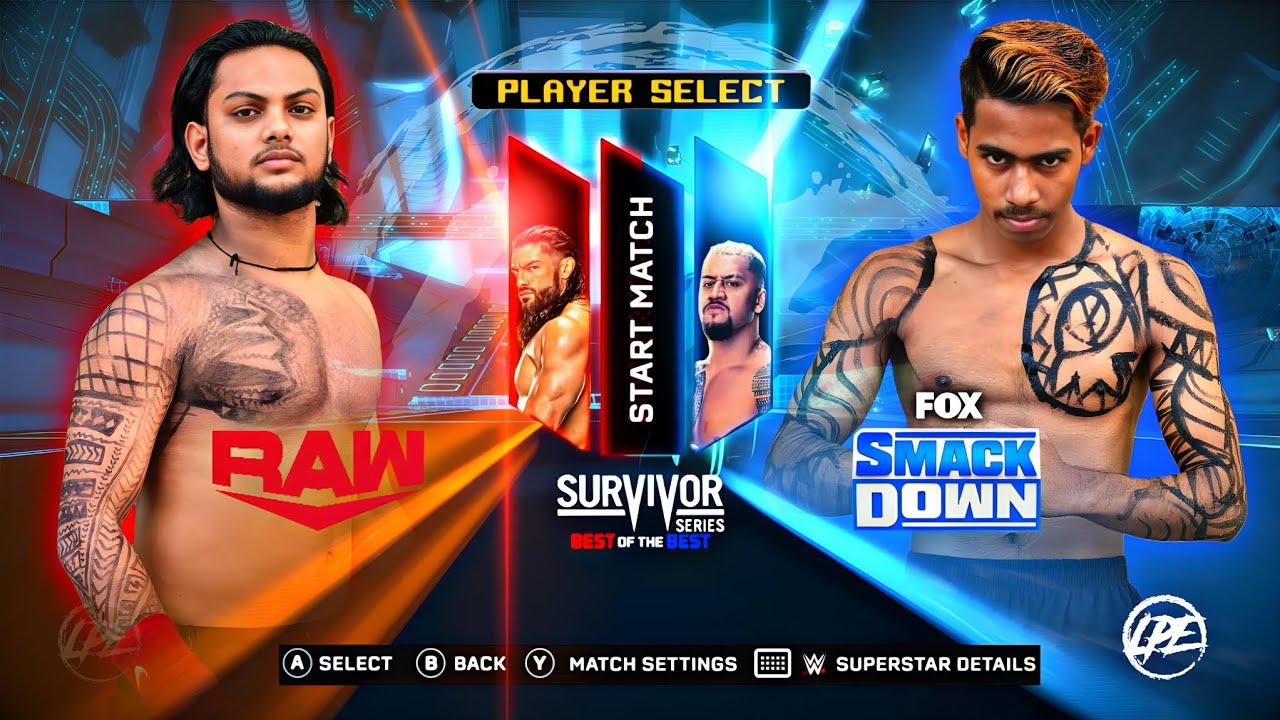WWE Survivor Series 2024 | Roman Reigns vs Solo Sikoa Full Match | Backyard Wrestling